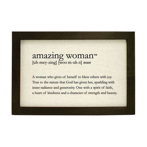 Woman Definition, Pallet Wall Decor, God's Heart, Amazing Woman, Favorite Sayings, Wedding Party Supplies, Bachelorette Party Themes, Lds Quotes, Boy George