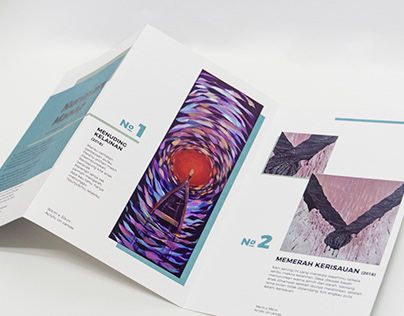 Art Brochure Design, Gallery Brochure Design, Art Gallery Brochure Design, Artist Brochure, Art Gallery Brochure, Art Exhibition Brochure, Museum Brochure Design, Art Schools, Art Brochures