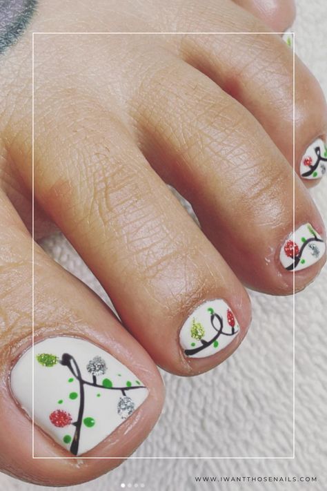 Christmas Toe Nails Christmas Pedicures Toes, Holiday Nails And Toes, Christmas Toenails Pedicures, Christmas Pedicure Designs, Christmas Toe Nail Designs, Winter Toes, Christmas Toe Nails, Christmas Pedicure, Hottest Summer Nails