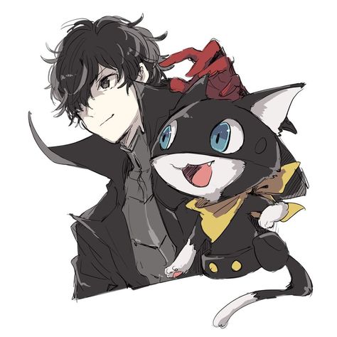 Joker And Morgana, Joker Persona 5, Atlus Games, Ren Amamiya, Joker Pics, Manga Tattoo, Persona 5 Joker, Shin Megami Tensei Persona, Akira Kurusu