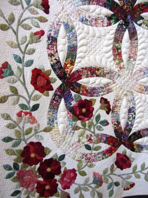 Modern Wedding Quilt Patterns, Double Wedding Ring Quilt Modern, Wedding Ring Quilts, Wedding Ring Quilt Pattern, Ring Quilt Pattern, Rose Quilts, Songs About Jane, Roses Quilt, Rainbows And Butterflies