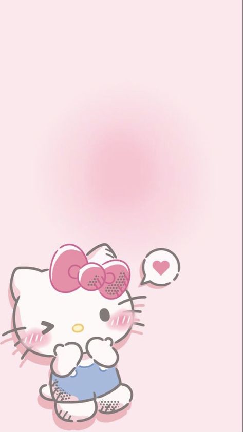 Cute Sanrio Iphone Wallpaper, Pink Hello Kitty Wallpapers, His Wallpaper, Kitty Aesthetic, Pink Wallpaper Hello Kitty, Cute Images For Wallpaper, Walpaper Hello Kitty, Me And My Friends, Pink Wallpaper Backgrounds