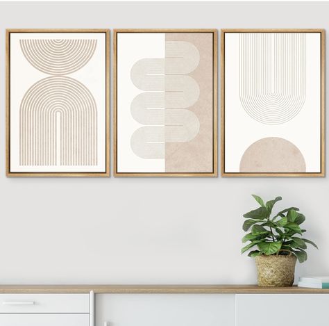 Geometric Spiral, Cuadros Diy, Boho Frame, Neutral Wall Art, Wood Wall Decor, Neutral Decor, Quality Work, Geometric Wall, Art Moderne