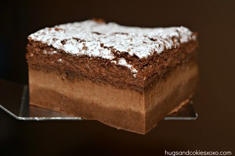 Chocolate Magic Custard Cakes - Hugs and Cookies XOXO Custard Cakes, Magic Custard Cake, Custard Cake Recipes, Bars Chocolate, Chocolate Custard, Custard Cake, Magic Cake, Cake Ingredients, Vegetarian Chocolate