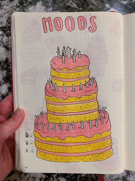 April Bujo, Bullet Journal Mood Tracker, Journal Mood Tracker, Bujo Journal, Journal 2024, Creating A Bullet Journal, Smash Journal, Bullet Journal Tracker, Art Sketches Doodles