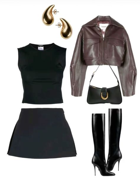 Woman In 50s Style, Upscale Night Club Outfit, School Awards Ceremony Outfit, Nyc Going Out Outfit Night Winter, Diner Outfits, Vegas Fits, Woman Aesthetic, Bryson Tiller, Ootd Inspo