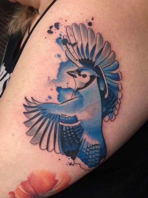 Sweet watercolor blue jay this morning!!! I love designing this stuff! Thanks Niki💖 Watercolor Blue Jay, Watercolor Blue, Blue Jay, Shoulder Tattoo, Love Design, Tattoo Artist, I Tattoo, This Morning, Watercolor Tattoo