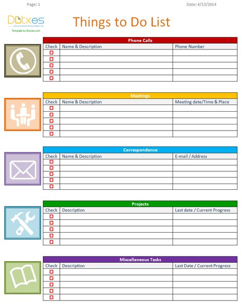 To do list template (Business Version) Things To Do List Template, To Do List Organization, Task List Template, Things To Do List, To Do List Template, To Do Lists Printable, Work Task, Checklist Template, Work Planner