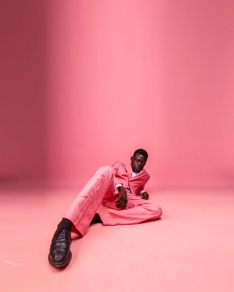 Pink Photoshoot Men, Pink Backdrop Photoshoot, Pink Suit Men, Valentine Photoshoot, Home Studio Setup, Pink Backdrop, Men Photoshoot, Pink Suit, Studio Setup