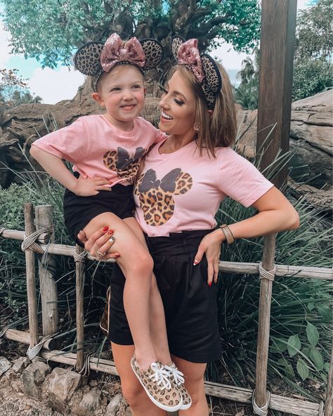 Shop Mom and Me Minnie Mouse Leopard … and other curated products on LIKEtoKNOW.it, the easiest way to shop everything from your favorite influencers. Disneyland Outfit Spring, Disney World Outfits Summer, Animal Kingdom Outfit, Disney Family Outfits, Disney Outfits Women, Animal Kingdom Shirts, Family Disney Trip, Disney World Outfits, Disney Trip Shirts