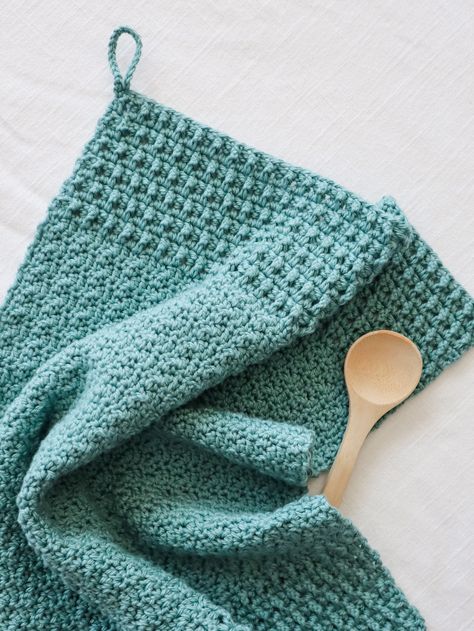 Crochet Objects, Towel Crochet, Crochet Dish Towels, Craft Crochet, 4mm Crochet Hook, Crochet Towel, Crochet Kitchen, Crochet Dishcloths, Towel Pattern