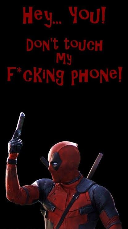 Deadpool Quotes Funny, Deadpool Wallpaper Iphone, Deadpool Hd, Deadpool Quotes, Funny Deadpool, Deadpool Hd Wallpaper, Iphone Lock Screen Wallpaper, Deadpool Artwork, Funny Lock Screen Wallpaper