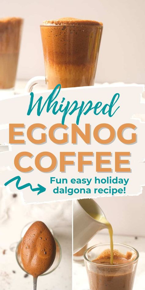 Eggnog Iced Coffee, Eggnog Coffee Drinks, Egg Nog Coffee Recipe, Puerto Rican Egg Nog, Egg Nog Drink Recipes, Eggnog Coffee Recipe, Hot Eggnog Drinks, Eggnog Coffee Creamer, Eggnog Frappuccino