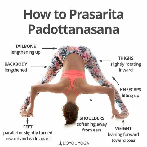 Manifestation Tricks, Forward Bend Yoga, Prasarita Padottanasana, Secret Manifestation, Forward Bend, Yoga Anatomy, Yoga Guide, Forward Fold, Yoga Techniques