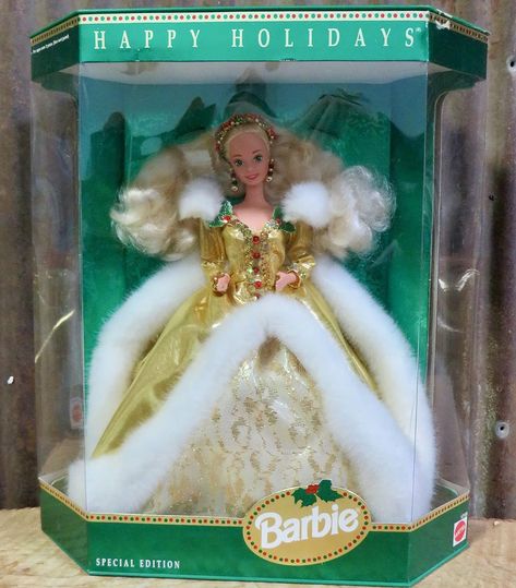 Amazon.com: 1994 Happy Holiday Special Edition Barbie Doll : Toys & Games Happy Holidays Barbie, Barbie Dolls For Sale, Fao Schwarz, Im A Barbie Girl, Holiday Barbie, Beautiful Barbie Dolls, Happy Holiday, Barbie Collection, Barbie World