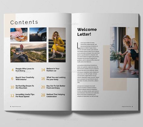 Magazine Template #AD #Magazine, #Paid, #Template Table Of Contents Magazine Layout, From The Editor Page Design, Table Of Content Magazine Layout, Editor Page Magazine, Magazine Content Ideas, Content Page Magazine, Magazine Table Of Contents Design, Birthday Magazine Ideas, Magazine Contents Page Design