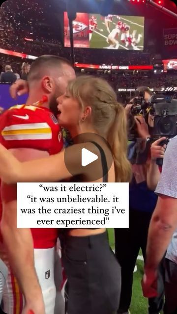 jordan / “LOVE THIS!! 💗” & “🥹🥹🥹” on Instagram: "i love their love. ❤️💛🖤🫶🏻✨ #taylorswift #SuperBowlLVIII #ChiefsKingdom" Travis Kelce And Taylor Swift, Travis Taylor, Travis Kelce, Taylor Alison Swift, Super Bowl, Swift, Pop Culture, Taylor Swift, Skin