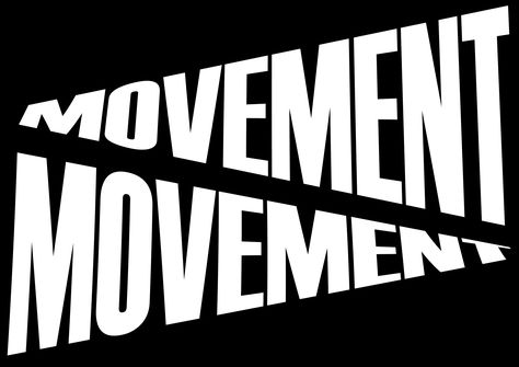 Elisa - Principles of Design - Movement Movement Typography Design, Typography Movement, Movement Logo Design, Principles Of Design Movement, Movement Logo, Principles Of Design, Design Movements, Word Design, Typography Design