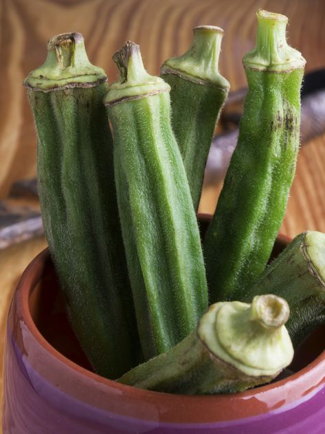 How to Prepare Okra for Gumbo | eHow.com Canning Pickled Okra, Frozen Okra, Vegetarian Gumbo, Baked Okra, How To Cook Okra, Louisiana Gumbo, Okra Gumbo, Pickled Okra, Okra Recipes