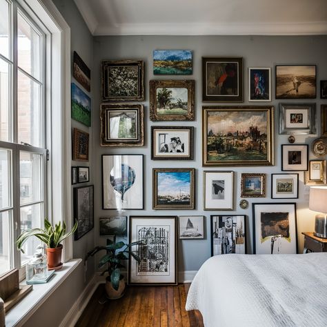 Gallery wall ideas💖💖💖 Unique Gallery Wall Ideas, Gallery Wall Simple, Gallery Art Wall, Gallery Wall Ideas, Unique Gallery Wall, Wall Ideas, Art Gallery Wall, Bedroom Interior, Art Wall