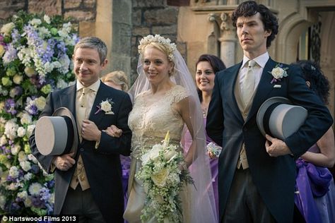 No work and pleasure? The couple started working together in 2014 when she joined the cast of his hit BBC show Sherlock Season 4, Mary Watson, Sherlock Season 3, Lara Pulver, Sherlock Holmes Benedict, Amanda Abbington, Sherlock Series, Mrs Hudson, Mark Gatiss