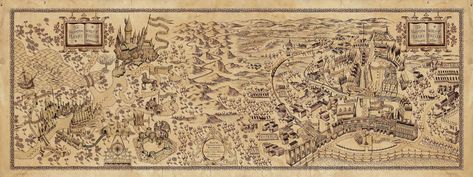 High resolution Wizarding World of Harry Potter map - Imgur Harry Potter World Map, Imprimibles Harry Potter, Harry Potter Marauders Map, Anniversaire Harry Potter, Buku Harry Potter, Marauders Map, Images Harry Potter, Diagon Alley, Map Wallpaper