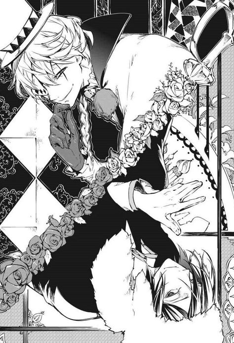 bungou stray dogs || fyodor and nikolai Angel Manga, Bungou Stray Dogs Wallpaper, Nikolai Gogol, Dog Poster, Dog Wallpaper, Manga Pages, Stray Cat, Manga Covers, Bongou Stray Dogs