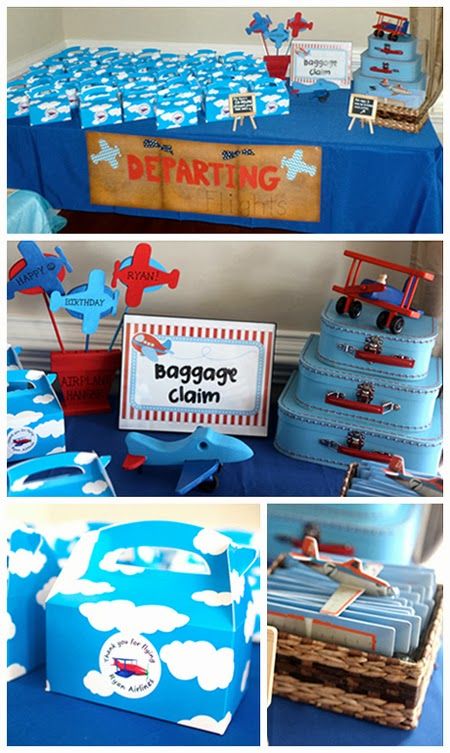 There are only two ways to live your life.: Airplane Themed Birthday Party Airplane Themed Birthday Party, Airplane Birthday Theme, Airplane Birthday Party Decorations, Time Flies Birthday, Planes Birthday Party, Planes Birthday, Birthday Party At Home, Airplane Theme, Airplane Birthday Party