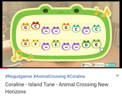 Acnh Halloween Song, Lana Del Rey Acnh Tune, Acnh Halloween Tune, Island Theme Songs Acnh, Coraline Acnh Island, Acnh Island Tunes Melanie Martinez, Animal Crossing Songs For Island, Acnh Island Song Ideas, Animal Crossing Tunes Songs