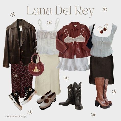 Lana Del Rey Festival Outfit, Lana Concert Outfit Ideas, Lana Del Rey Outfit Ideas, Lana Del Ray Concert Outfit, Lana Del Rey Style Outfits, Lana Del Ray Aesthetic Outfits, Lana Del Rey Concert Outfit Ideas, Lana Concert Outfit, Lana Del Rey Outfits Aesthetic