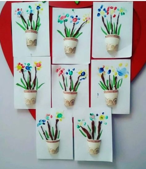 Paper cup crafts for preschoolers - Vase Crafts For Preschoolers, Vase Craft Preschool, Plant Art For Preschool, Paper Cups Crafts For Kids, Watering Can Craft Preschool, Gardening Crafts For Preschoolers, Paper Cup Activities For Kids, Flower Pot Crafts Kids, Paper Cup Crafts For Kids