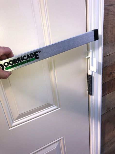 Home | Door Security Bar | Doorricade Security Bars For Doors, Camper Security, Shed Security, Door Security Devices, Front Door Security, Outdoor Landscape Design, Door Reinforcement, Home Decor Ideas Kitchen, Home Decor Amazon