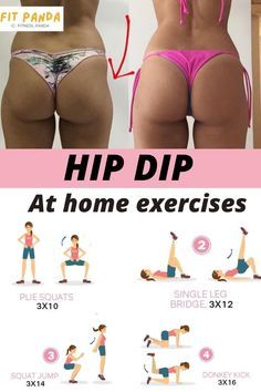 Rid Of Hip Dips, Small Waist Workout, Home Exercises, Month Workout, Workout Diet, Buttocks Workout, Trening Fitness, Quick Workout Routine, Full Body Gym Workout