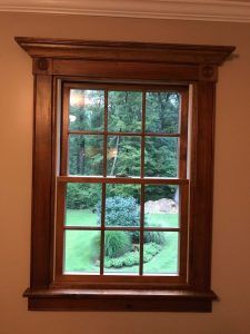 Stained window - IMG_1304 Window Trim Ideas, Windows Trim, Craftsman Style Decor, Modern Windows And Doors, Colonial Style Interior, Interior Window Trim, Stained Window, Trim Ideas, Interior Window