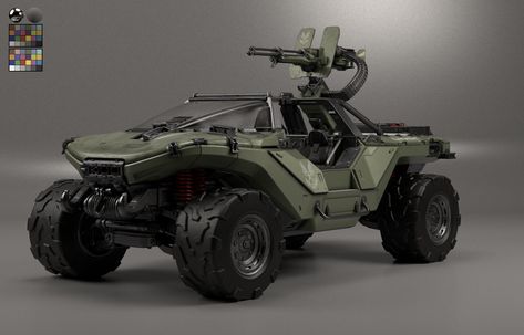 ArtStation - Halo Infinite - Warthog M12B Variant, Alexander Emmi Halo Vehicles, Halo Warthog, Military Car, Teknologi Futuristik, Mobil Futuristik, Halo Spartan, Halo Armor, Halo Game, Halo Infinite