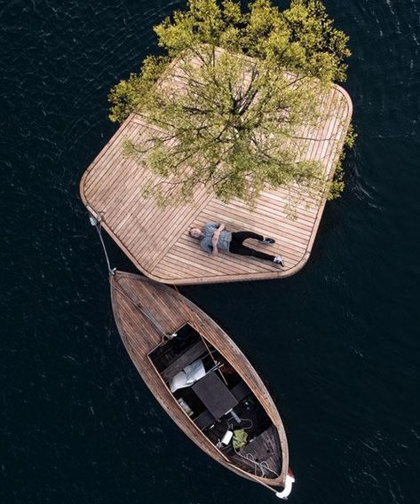 Wooden Island, Floating Architecture, Asma Kat, Artificial Island, Floating Platform, Floating Garden, Floating Island, Olafur Eliasson, Floating House