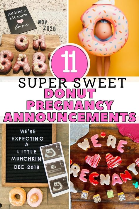 Donut Pregnancy Announcement Work, We Donut Know What It Is Gender Reveal Decoration, Eating For Two Pregnancy Announcement, Donut Baby Announcement, How To Announce Pregnancy To Friends, Ice Cream Pregnancy Announcement, Best Friend Baby Announcement, Dessert Pregnancy Announcement, Pregnancy Announcement To Coworkers