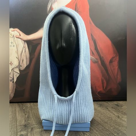 Light Blue Balaclava Wear As A Perfect Accessory! Blue Balaclava, H M Accessories, Plaid Blanket Scarf, Sunglasses Uv Protection, Black Beanie, Knit Infinity Scarf, Large Scarf, Knit Wrap, Yellow Plaid