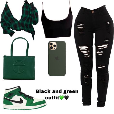 Baddie Outfits Green, Green Baddie Outfits, Green Baddie, Fye Outfits, Billionaire Homes, Teen Swag Outfits, Dope Fits, Girl Lifestyle, Alternative Style