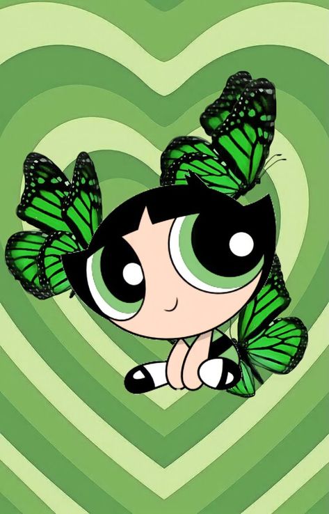 Cartoon Iphone Wallpaper, Buttercup Tattoo, Wallpaper Daisy, Powerpuff Girls Wallpaper, Wallpaper Cartoon, Wallpaper Iphone Disney Princess, Girls Wallpaper, Daisy Wallpaper, Art Painting Tools