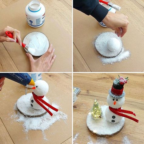 Diy Snowman Ornaments, Snowflake Cake, Diy Snowman, Snowman Ornaments, Christmas Ornament Crafts, Wreath Designs, Ornament Crafts, Christmas Activities, Christmas Projects