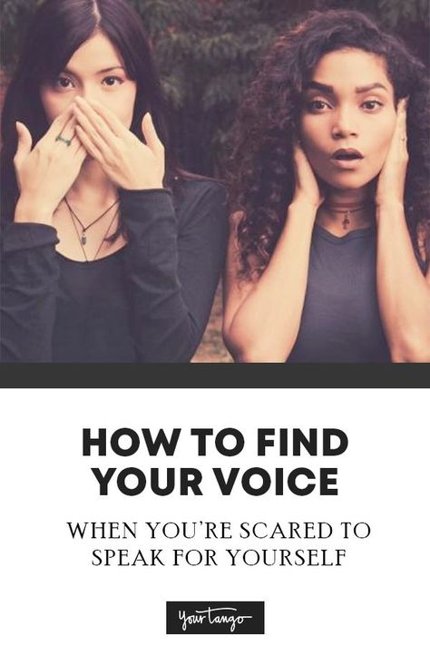 How To Find Your Voice When You’re Scared To Speak For Yourself | Sandra E. Cohen, PhD | YourTango #selflove #empowerment Speak For Yourself, Finding Your Voice, Learn Singing, Find Your Voice, Are You Scared, Love Advice, Find People, Set You Free, Your Voice