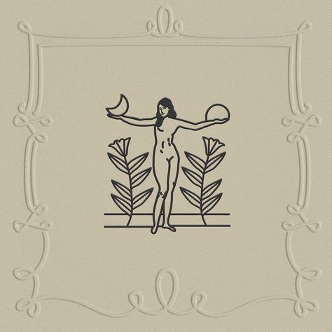 Editorial Logo Design, Editorial Logo, Woman Goddess, Goddess Tattoo, Flash Tattoo Designs, Mermaid Fairy, Bee Tattoo, Minimal Logo Design, Beautiful Logos