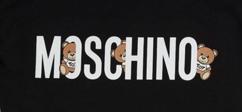 Moschino Logo Wallpaper, Moschino Teddy Bear Wallpaper, Logo Backgrounds, Moschino Logo Bear, Love Moschino Logo, Brands Logo, Moschino Sweatshirt, Eiffel Tower Print, Moschino Logo