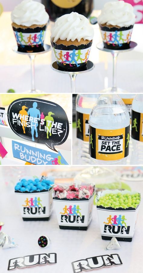 Running Party Ideas - Marthon Party Decorations for Track, Cross County or Hobby Runners from BigDotOfHappiness.com