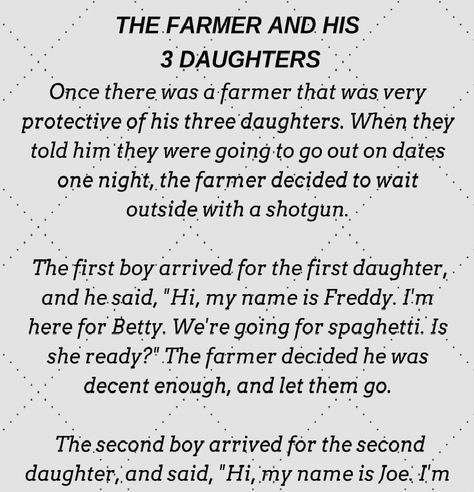 THE FARMER AND HIS DAUGHTERS-A SHORT FUNNY STORY - Trending Stories, News, Entertainment, Health, Funny & Celebrity buzz Funny Moral Stories, Comedy Stories In English, Short Love Stories To Read, Humour Stories, Short Moral Stories In English, Funny Stories In English, Cute Short Love Story, Hello Talk, Interesting Short Stories