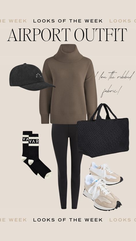 Airplane Outfit Comfy, Fall Weekend Getaway Outfits, International Travel Outfit, Winter Airport Outfit, Travel Airport Outfit, Fall Airport Outfit, Airport Outfit Fall, Target Outfits, Airport Outfit Winter