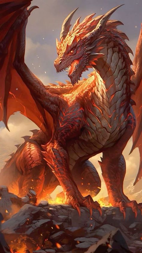 Fire Breathing Dragon Art, Four Legged Dragon, Earth Dragon Art, Dragon Body Reference, Dragons Reference, Fire Drake, Dragon Breathing Fire, Dragon Women, Dragon Shifter