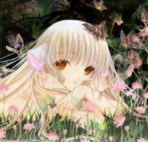 Chii Chobits, Thank U, A Girl, Blonde, Pink