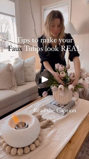 1.7K views · 369 reactions | Making faux tulips look real can involve a few simple techniques:
.
🌷 ARRANGE THEM NATURALLY: Mimic the way real tulips grow by arranging the faux tulips in a natural, slightly asymmetrical way. Tulips tend to lean and curve ⤵️, so avoid overly rigid or uniform arrangements.
.
🌷 CHOOSE REALISTIC COLORS: Select faux tulips in colors that closely resemble those found in nature. Look for subtle variations and shading to add realism.
.
🌷 ADJUST STEM LENGTH: Trim or bend the stems of the faux tulips to varying lengths, just as you would with real flowers, to create a more organic and lifelike appearance.
.
🌷 DUST AND CLEAN REGULARLY: Keep the faux tulips looking fresh by regularly dusting them and cleaning any dirt or debris that may accumulate over time. This h Faux Tulip Arrangement, Real Tulips, Faux Tulips, Tulips Arrangement, Floral Ideas, Real Flowers, In Nature, Bend, Tulips